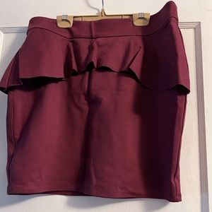 INC peplum skirt.  NWOT.